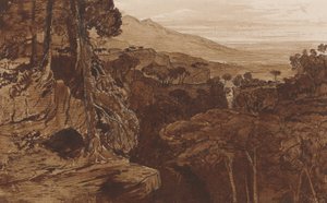 Bavella, Corse, c.1868 - Edward Lear