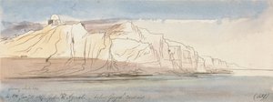 Gebel el Azerat (sous Girgeh, côté est) - Edward Lear