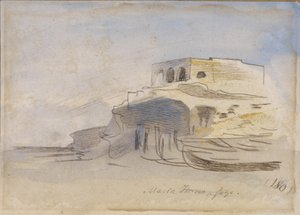 Massa Forno, Gozo, Malte, 1866 - Edward Lear