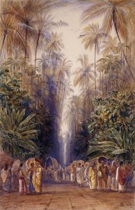 Sur la route de Galle, Ceylan - Edward Lear