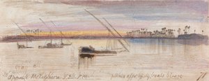En face de Melaghara, 17h20 - Edward Lear