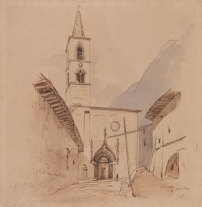 Saint-Pierre-des-Augustins. Leonessa. - Edward Lear