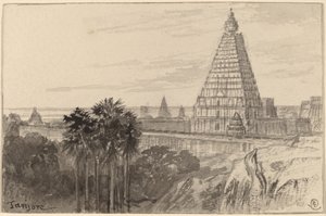 Tanjore, Inde - Edward Lear