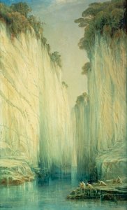 Les rochers de marbre, Jabalpur, Madhya Pradesh - Edward Lear