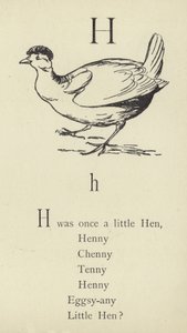 La lettre H - Edward Lear
