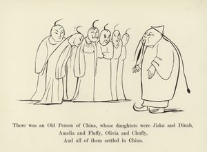 Il y avait une vieille personne de Chine, dont les filles étaient Jiska et Dinah - Edward Lear