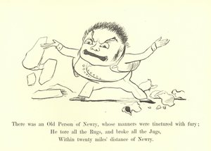 Il y avait une vieille personne de Newry, dont les manières étaient teintées de fureur - Edward Lear