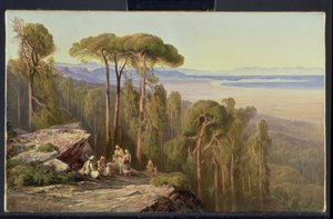 Voyageurs dans un bois - Edward Lear