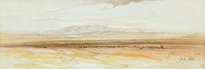 Deux vues de Thèbes - Edward Lear