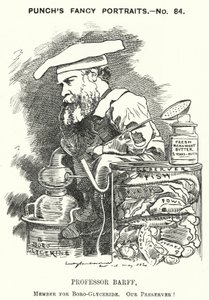 Caricature de Punch : Frederick Settle Barff - Edward Linley (after) Sambourne