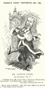 Caricature de Punch : William Field - Edward Linley (after) Sambourne