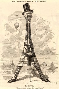 Alexandre Gustave Eiffel (1832-1923) ingénieur civil français - Edward Linley Sambourne