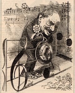 Caricature de Julius Benedict