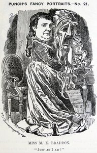 Portrait illustré de Mary Elizabeth Braddon (Maxwell)