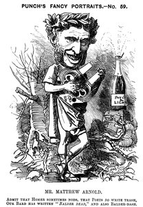 Matthew Arnold 1822-1888, poète, critique et éducateur britannique, 1881