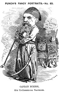 Richard Francis Burton, explorateur et orientaliste anglais, 1882