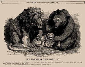 Le chat nécessaire inoffensif. Punch, 2 octobre 1907