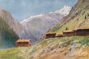 Vue sur la Vallée de Gurais, depuis le Village de Dudhgai - Edward Mary Joseph Molyneux