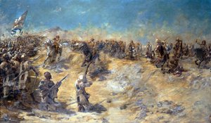 Charge des 21e lanciers à la bataille d