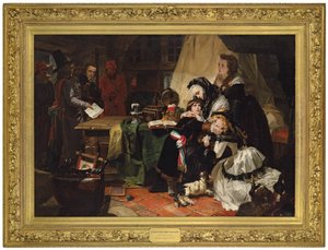 Les derniers adieux de Marie-Antoinette et de son fils, 1856 - Edward Matthew Ward