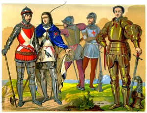 Tenue de combat anglaise, 15ème-16ème siècle, 1849