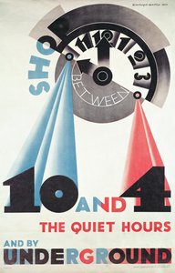 Publicité pour le métro de Londres