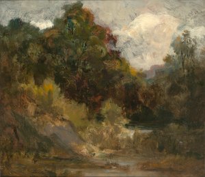Paysage avec arbres, n.d.