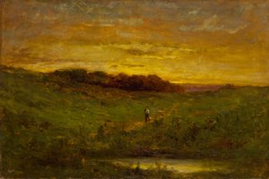 Coucher de soleil, 1883 - Edward Mitchell Bannister