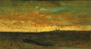 Scène de coucher de soleil - Edward Mitchell Bannister