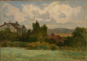 Sans titre (maisons et arbres)