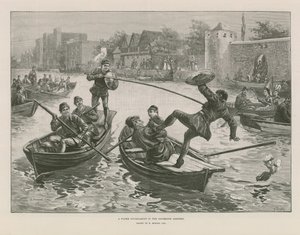 Un tournoi aquatique au XVe siècle - Edward Morant Cox