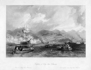 Capture de Ting-hai, Chusan, Chine, 1841 - Edward Paxman Brandard