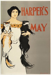 Affiche publicitaire pour Harper