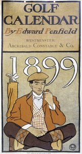Calendrier : "Golf Calendar" par Edward Penfield - Edward Penfield