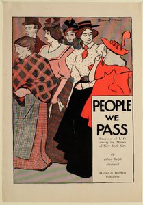 Menschen, an denen wir vorbeigehen von Julian Ralph, Harper & Brothers Publishers - Edward Penfield
