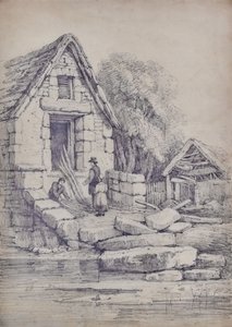Paysage avec une maison