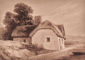 Paysage avec cottage - Edward Pretty