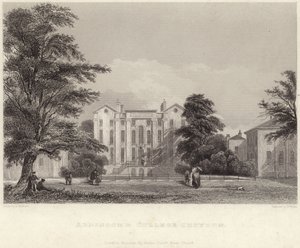 Addiscombe College à Croydon (gravure) - Edward Pritchett