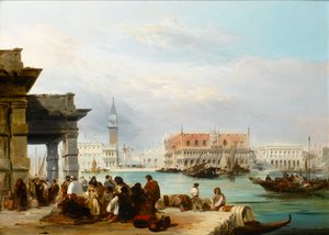 Le Mollo depuis la Dogana, Venise - Edward Pritchett