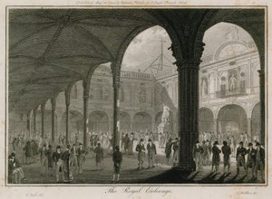 La Bourse Royale, Londres - Edward Pugh