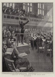 Une Répétition de la Musique du Couronnement à la Church House - Edward Read