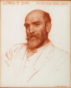 Lewis Foreman Day (1845-1910) designer, Maître de la Guilde des Artisans en 1897, 1900 - Edward Robert Hughes