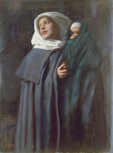 Mère et enfant - Edward Robert Hughes
