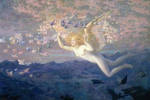 Sur les ailes du matin, 1905 - Edward Robert Hughes