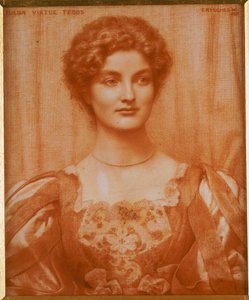 Portrait de Hilda Virtue Tebbs, 1897 - Edward Robert Hughes