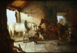 Dans la forge - Edward Robert Smythe