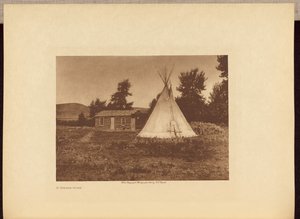 Un foyer piémontais - Edward S. Curtis
