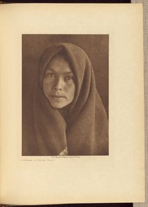 Une femme de Kiusta - Haïda - Edward S. Curtis