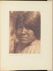 Une jeune femme du campo - Diegueño - Edward S. Curtis