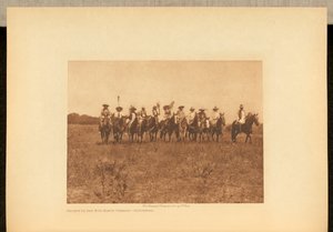 Parade de danse "Chiefs in the Sun" - Cheyenne - Edward S. Curtis